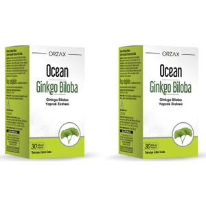 Ocean Ginkgo Biloba 30 Kapsül 2'li Paket