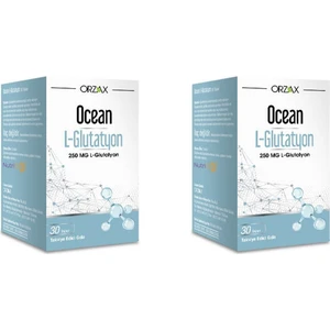 Ocean L-Glutathione 250 Mg 30 Tablet Takviye Edici Gıda 2'li Paket