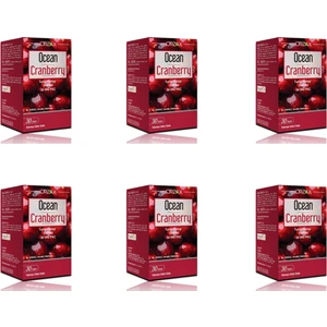 Ocean Cranberry 30 Kapsül 6'lı Paket