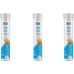 Efervit Multivitamin ve Mineral 20 Tablet 3'lü Paket