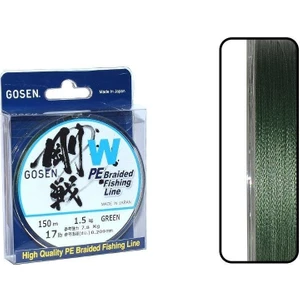 Gosen W4 Braid 150MT Yeşil 0,15MM Ip Misina
