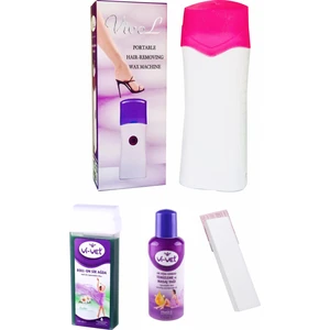 Kartuş Ağda Makinesi+Vivet Azulen Rollon Ağda 100ML Set