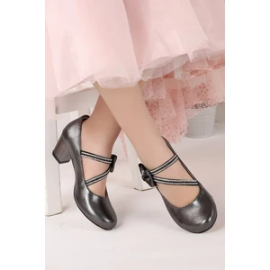 Kiko 750 Vakko Günlük Kız Çocuk 4 cm Topuk Babet Ayakkabı
