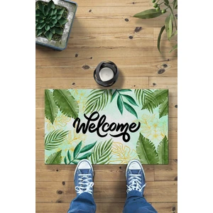 Buket Home Welcome Palmiye Dekoratif Kapı Önü Paspası