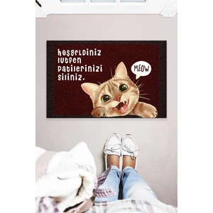 Buket Home Patilerinizi Siliniz Meov Dekoratif Kapı Önü Paspas