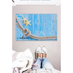 Buket Home Muğla Deseni Dekoratif Kapı Önü Paspası