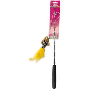 Uzayabilen Balıklı ve Tüylü Olta Kedi Oyuncağı 83 cm