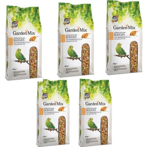 Garden Mix  Platin Ballı Yetişkin Muhabbet Kuşu Yemi 1 kg x 5 Adet