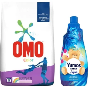 Color Toz Deterjan 5,5 kg  +Yumos Extra Yumusatıcı 1440 ml Lılyum