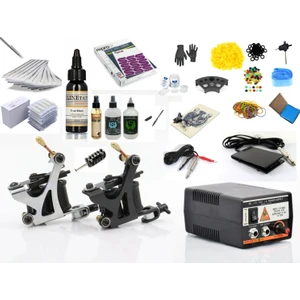 XL599 Iron Black 2 Makineli Tattoo Dövme Makinası Seti