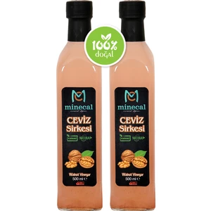 Ev Yapımı Katkısız Ceviz Sirkesi 500 ml x 2 Li