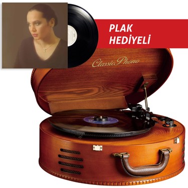 Lenco TT34 Dahili Hoparlörü Ahşap Pikap ve Sezen Aksu Plak Fiyatı