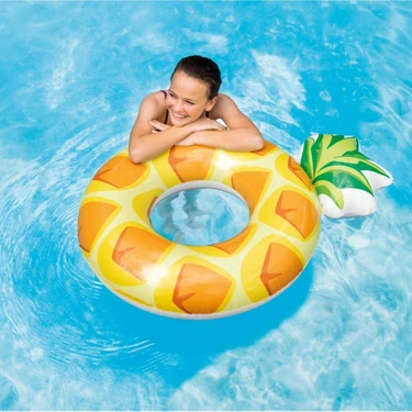 intex Ananas Şişme Simit 107X99 cm  -