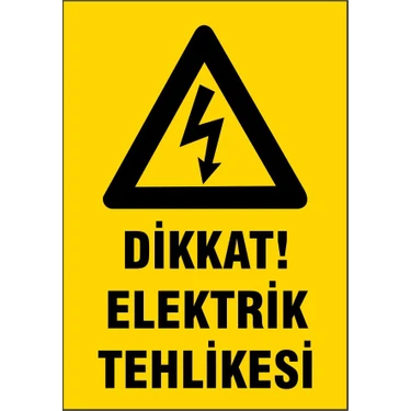 Gündoğdu 5 Adet Elektrik Tehlikesi Uyarı Ikaz