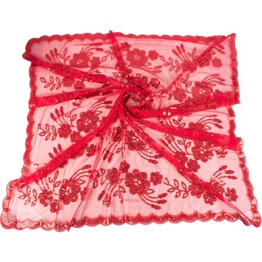 Kina Atolyesi Kina Ortusu Pullu Kirmizi Gelin Duvagi Fiyati