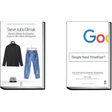 steve jobs olmak google nasil yonetiliyor 2 kitap ciltli set