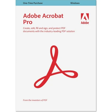 Adobe Acrobat Pro DC Dijital Lisans 1 Kullanıcı Ömür Boyu Lisans Hızlı Aktivasyon ile Popüler
