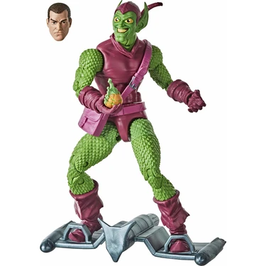 Green spiderman shop figure