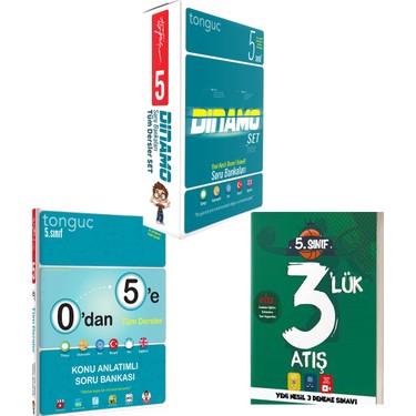 Tonguc Akademi 5 Sinif Dinamo Set 0 Dan 5 E Konu Anlatimi Kitabi