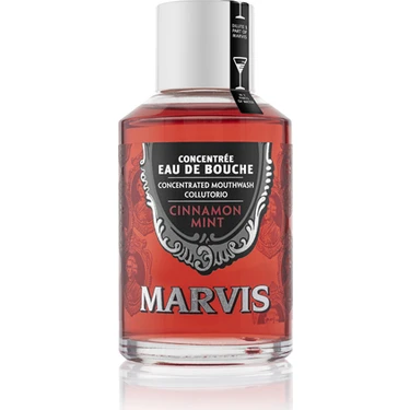 Marvis Tarçınlı Nane Ağız Gargarası Ferah Nefes İçin 120 ml Alkol