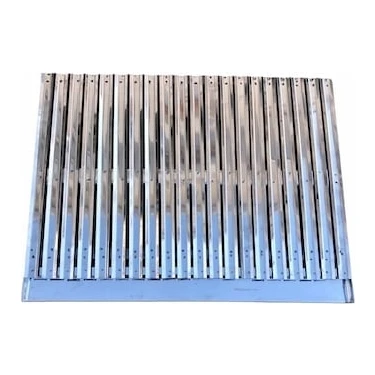Gülsan Mangal Barbekü Izgarası Paslanmaz Krom Oluklu 30x50