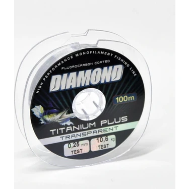 BAUER Diamond Tıtanıum Plus Fluorocarbon Coated Misina 100