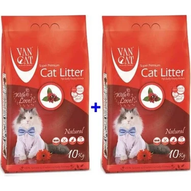 Van Cat Vancat Naturel Ince Tane Kedi Kumu 10 kg x 2