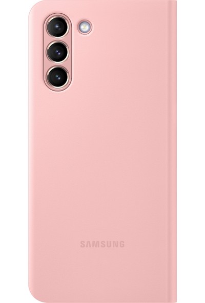 Samsung Galaxy S21 5G Smart LED View Cover - Pembe (EF-NG991PPEGTR)