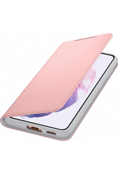Samsung Galaxy S21 5G Smart LED View Cover - Pembe (EF-NG991PPEGTR)
