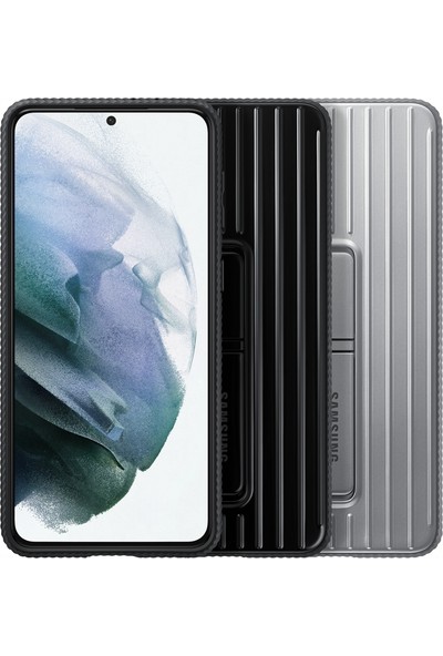 Samsung Galaxy S21+ 5G Protective Standing Cover - Siyah (EF-RG996CBEGWW)