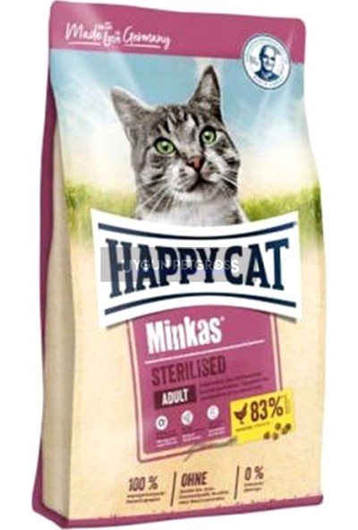 Happy Cat Minkas Sterilised Kisirlaştirilmiş Kedi Mamasi 10 kg
