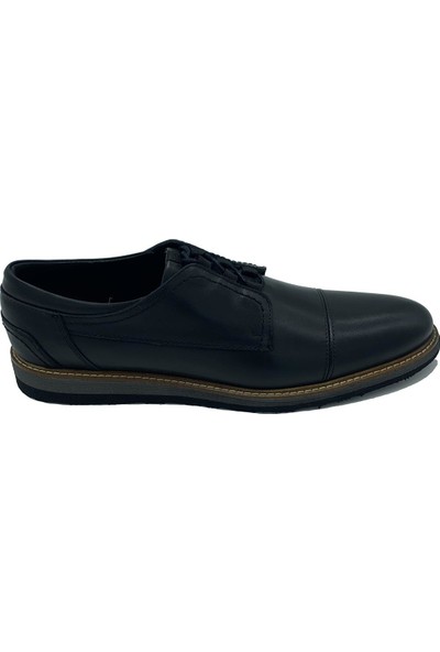 F.Marcetti 72826-00 Komple Siyah Deri Ayakkabı