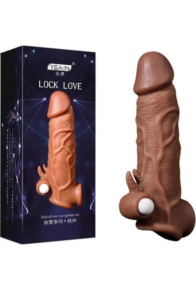 Yeain Lock Love 17 cm Titreşimli Penis Kılıfı