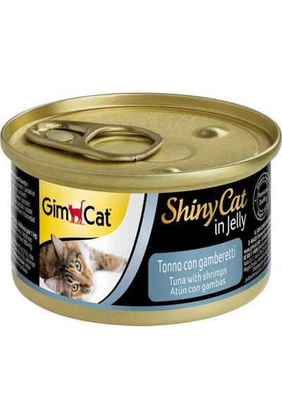 Gim Cat Gimcat Shinycat Konserve Kedi Maması Tuna Balıklı Karidesli 70 gr