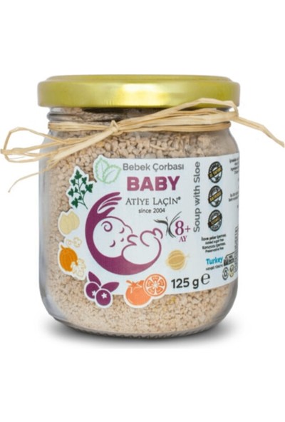 Atiye Laçin Bebek Tarhanası 125 gr (%100 Doğal ,Katkı Maddesi ,Renklendirici ve Koruyucu İçermez.)