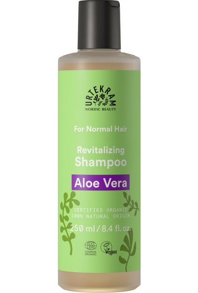 Urtekram Organik Aloe Vera Özlü Şampuan 250 ml