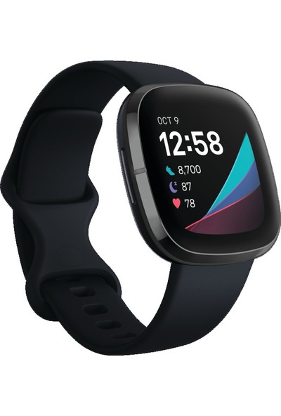Fitbit Sense Akıllı Saat- Karbon Siyah