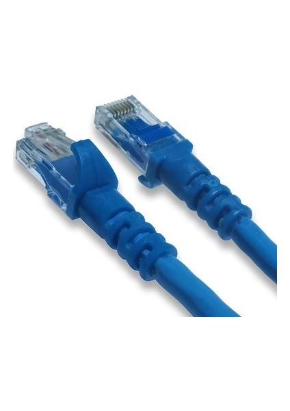 20 cm 10lu Paket CAT6 Network-Ağ-Ethernet Kablosu Mavi