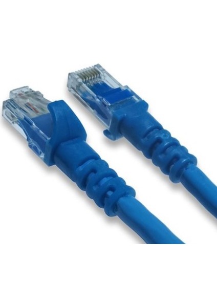 20 cm 10lu Paket CAT6 Network-Ağ-Ethernet Kablosu Mavi