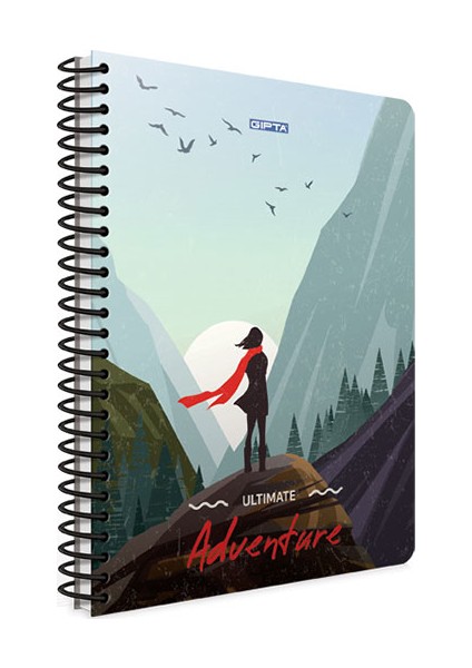 Adventure Kareli 80 Yaprak Defter 3848 17 x 24 cm
