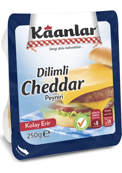 Dilimli Cheddar 250 gr