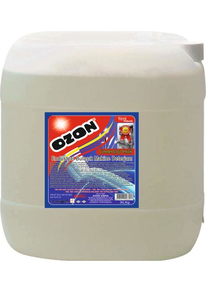 Snayi Tipi Bulaşık Makine Deterjanı 30 kg ( Koli Içi 1 )