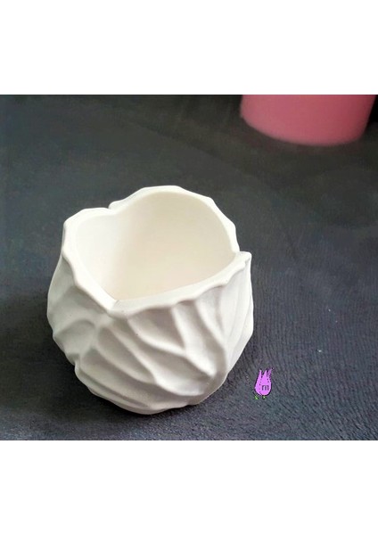 Yaprak Lale Şeklinde Mumluk, Saksı Silikon Kalıp K-823 fiyatları