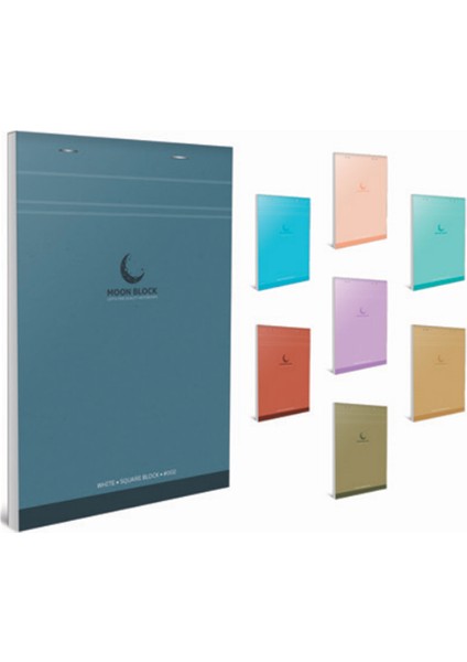 Moon Block A4 80 Yaprak Çizgili Tel Dikiş Bloknot