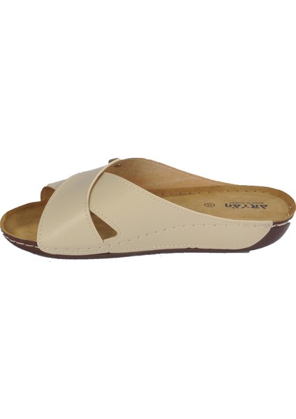 08-086 Bej Kadın Terlik modelleri