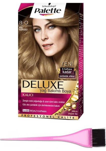 Palette Saç Boyası 8-0+Saç Boyama Seti