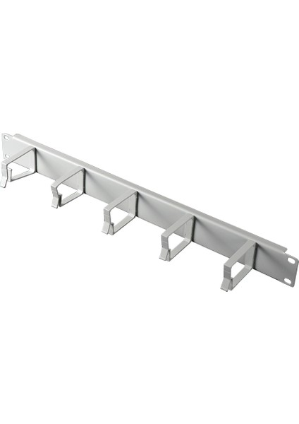 1u 19'' Metal Kancalı Yatay Kablo Organizer Gri modelleri