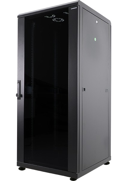 26U 600X600MM 19'' Dikili Tip Network Rack Kabinet Siyah