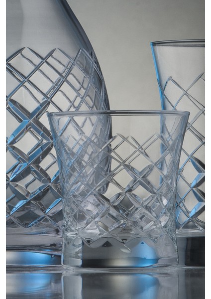 Roya Home Bianca Kesme El Dekor Yaldızlı 6 Adet Desenli Su Bardağı Takımı fiyatları