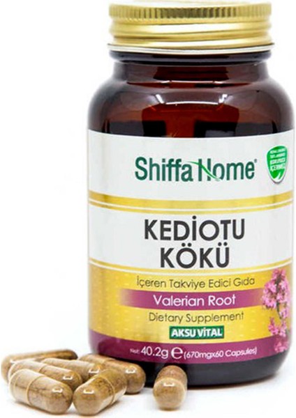 3 Adet Aksuvital Kediotu Kökü 670 mg 60 Kapsül